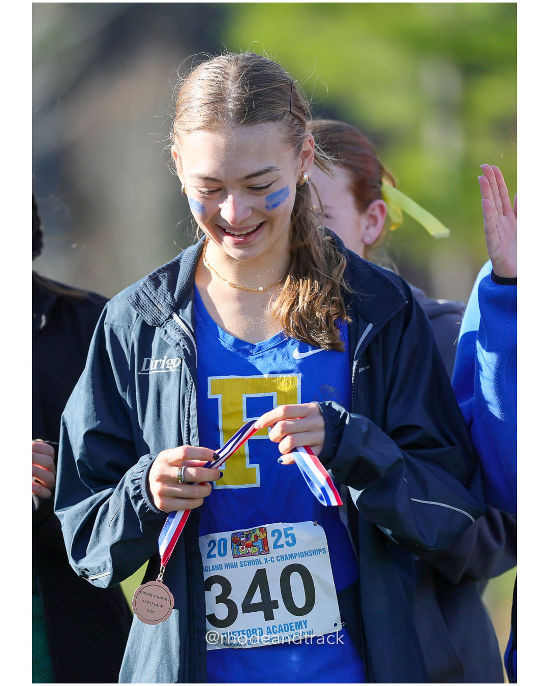 Georgia Moon, Falmouth High School, P13, 19:24.67 - New England Cross Country Championships - Thetford Vt - November 8, 2025 – 2025 New Eng…